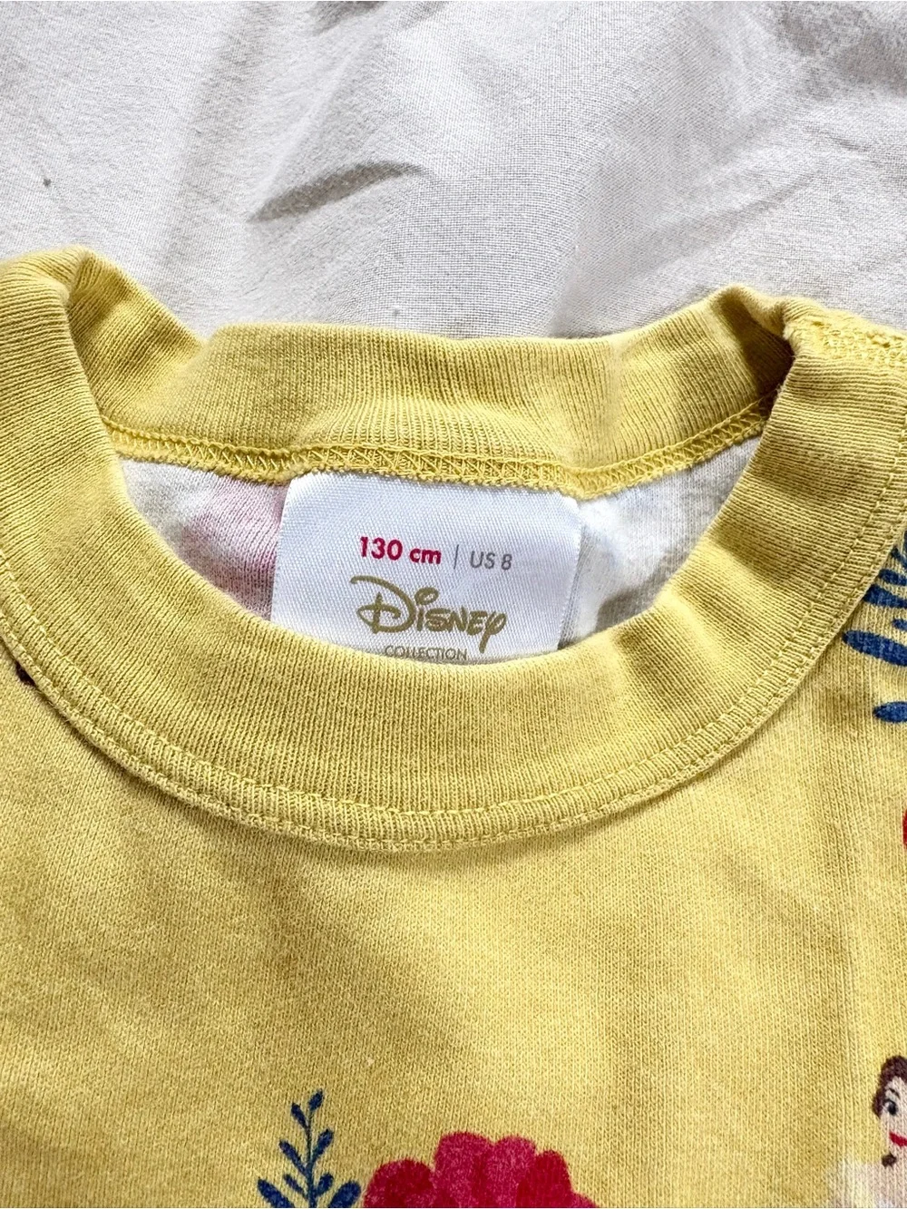 Hanna Anderson HannaJams Disney Belle Beauty & The Beast Pajama Set size 8 - Picture 4 of 8